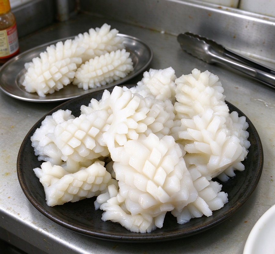 Marinated Squid Slices